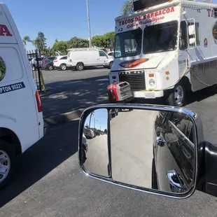 His truck blocking the way to Northgate store