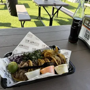 Taco Sampler Plus! Yummy!