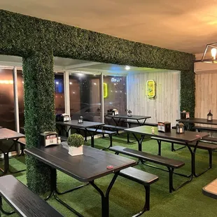 interior, sushi and sashimi