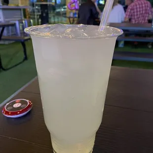 Cucumber lemonade.  Delicious
