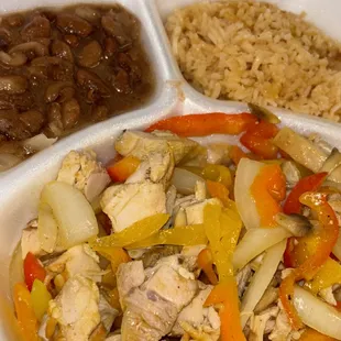 Fajitas de pollo