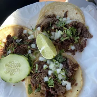 Carne asada tacos