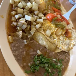 Breakfast  Huevos rancheros