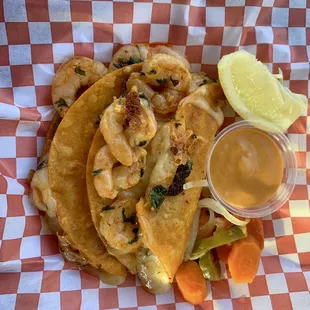 Shrimp tacos