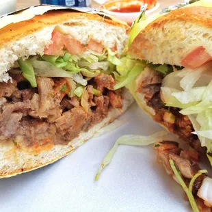 Torta de carne asada