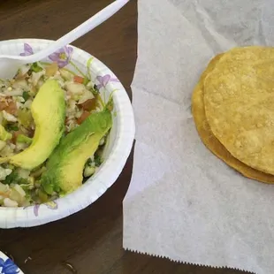 Ceviche Tostada