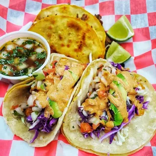 Fish and Shrimp Tacos