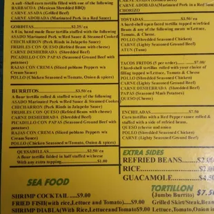Menu 09Oct2018