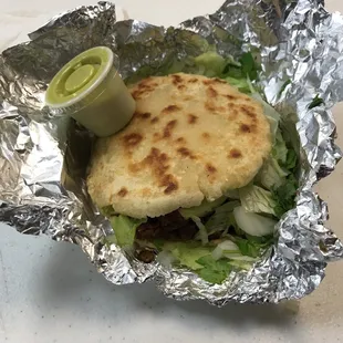 I got a Gordita which was delicious. Onions lettuce cheese fajita