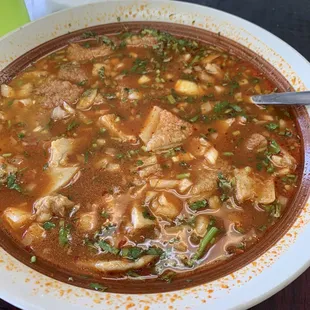 Menudo plate