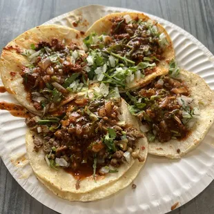 2 asada, 2 al pastor