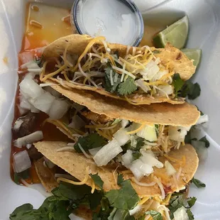 Al pastor crunchy tacos