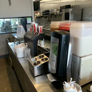 Utensils area