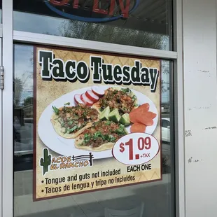 Taco special