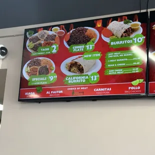 Menu (1) | just meat (no rice, no beans)$11.99