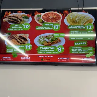 Meat Quesadilla Combo