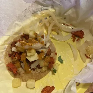 Tacos de Trompo, awesome flavor.
