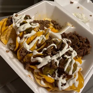 Nachos... don't judge me. It's lazy Saturday and I'm eating in bed