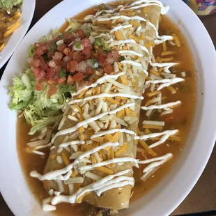 Smothered burrito