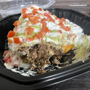 Beef chimichanga no lettuce