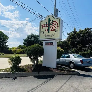 outdoor signage.