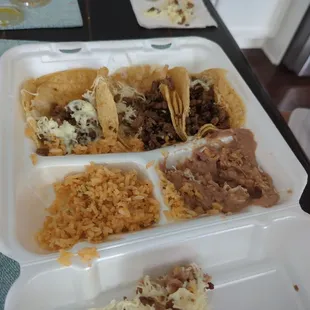 3 Asada Tacos
