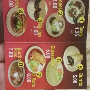 ramen and noodles, menu