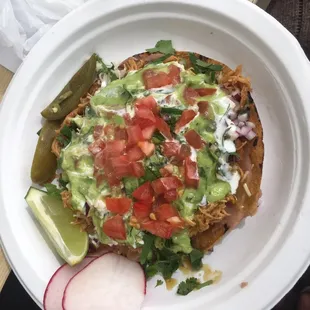 Chicken Tostada