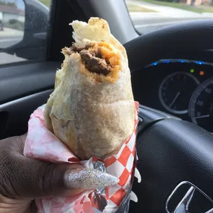 Carna asada burrito