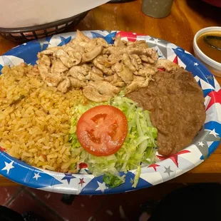 Chicken fajitas