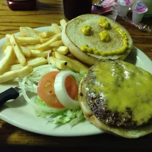 Now that is a happy cheese burgers!