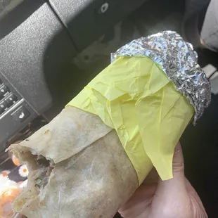Monster Asada burrito