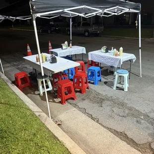 Outdoor seating