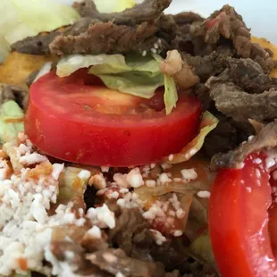 Beef Tostada