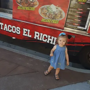 My grandbaby at tacoselrichi..