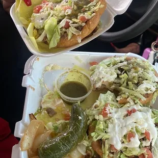 Sopes De Asada   I put a post seven years ago, describing yummy this Sopes de Asada were  still Yummy