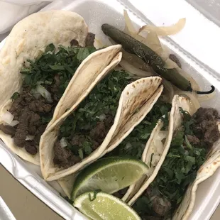 Carne Asada on flour