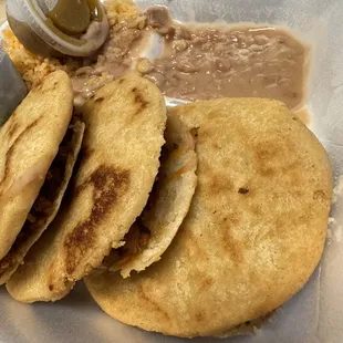 Gorditas: Chicken, Pork , Chorizo