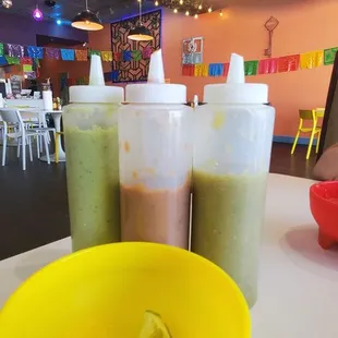 Lime and salsa