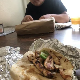 Chicken fajita Taco