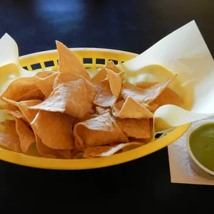 Chips and salsa (from salsa bar)