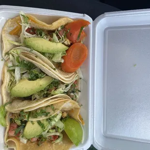 Chicken tacos