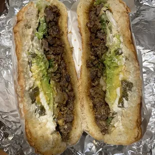 Carne asada torta