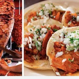 two different views of tacos