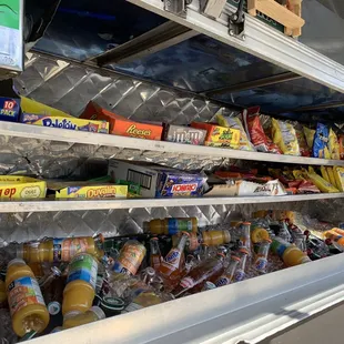 a food truck filled with food