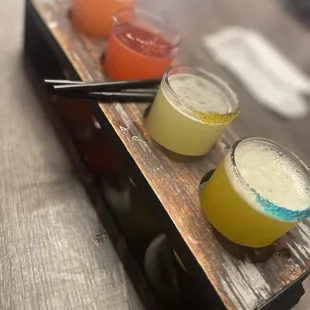 Margarita flight- Taste like juice