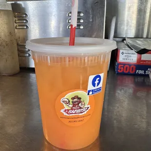 Quench your thirst with our refreshing Aguas Frescas - a new flavor every day, all made with natural ingredients!
