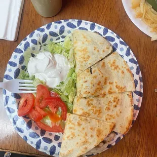 Chicken quesadillas