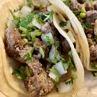 Tacos w steak