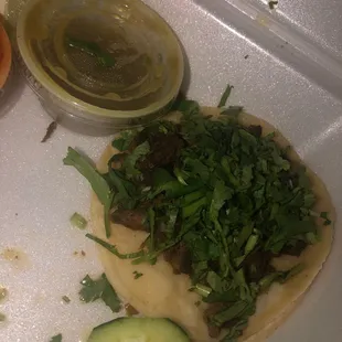 Carne Asada taco